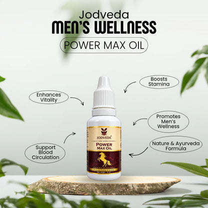 Jodveda Power Max Oil for Men's Wellness – 15 ml Herbal Oil
