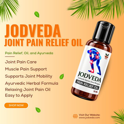 Jodveda Joint Pain Relief Oil – Herbal Oil for Joint and Muscle Care, 50 ml