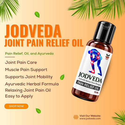 Jodveda Joint Pain Relief Oil – Herbal Oil for Joint and Muscle Care, 50 ml