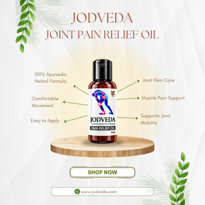 Jodveda Joint Pain Relief Oil – Herbal Oil for Joint and Muscle Care, 50 ml
